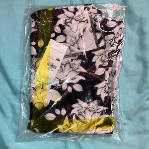 New! Balance Collection Women’s Floral Print High-Rise Yoga Pants, Size Medium